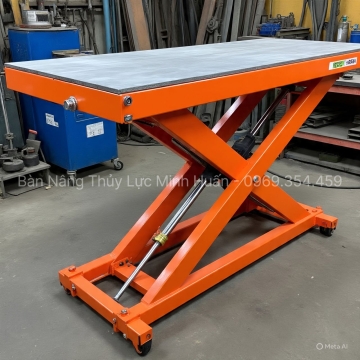 Bàn Nâng Thủy Lực 200kg Giá Rẻ – Hiệu Quả Cao, Chi Phí Thấp Tại Minh Huấn