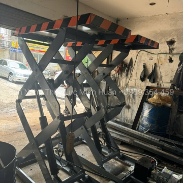 Bàn nâng cầu ô tô – Giải pháp nâng hạ an toàn, tối ưu cho garage & trung tâm sửa chữa xe