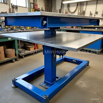 Bàn Nâng Thủy Lực Điện 300kg – Giải Pháp Nâng Hạ Hiệu Quả Cho Nhà Xưởng