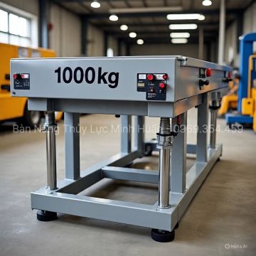 Cấu tạo bàn nâng thủy lực 1000kg - Bàn Nâng Thủy Lực Minh Huấn