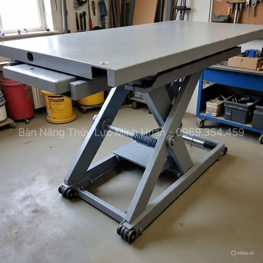 Bàn Nâng Thủy Lực 200kg Giá Rẻ – Hiệu Quả Cao, Chi Phí Thấp Tại Minh Huấn