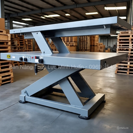 Bàn Nâng Thủy Lực Công Nghiệp 150Kg - 500Kg