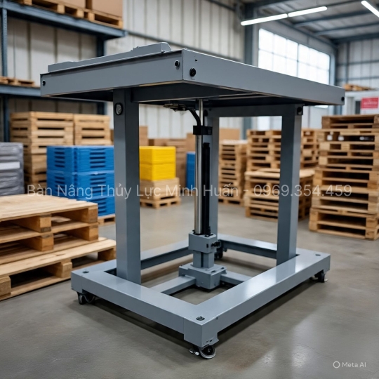 Bàn Nâng Thủy Lực Công Nghiệp 150Kg - 500Kg