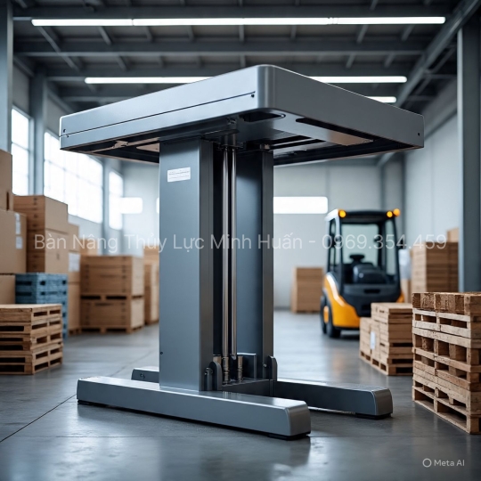Bàn Nâng Thủy Lực Mini Điện MH-E300 – Tự Động Hóa Quy Trình Nâng Hạ
