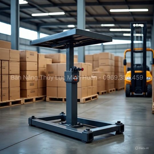 Bàn Nâng Thủy Lực Mini Điện MH-E300 – Tự Động Hóa Quy Trình Nâng Hạ