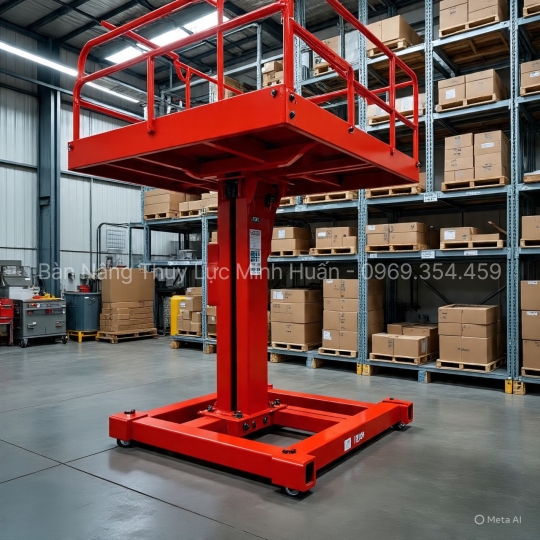 Bàn Nâng 1 Tấn – Giải Pháp Vận Chuyển Hàng Hóa An Toàn Cho Nhà Xưởng
