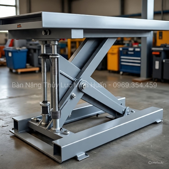 Bàn Nâng Thủy Lực Cố Định 1 Tấn – Bền Bỉ, An Toàn, Tối Ưu Không Gian