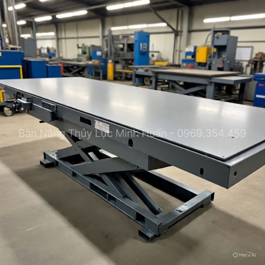 Báo Giá Bàn Nâng Thủy Lực Cố Định Từ 500kg – 5 Tấn | Minh Huấn