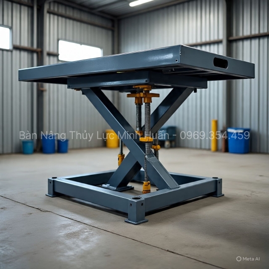 Cấu Tạo Bàn Nâng Thủy Lực 500kg – Khám Phá Chi Tiết Từng Bộ Phận Quan Trọng