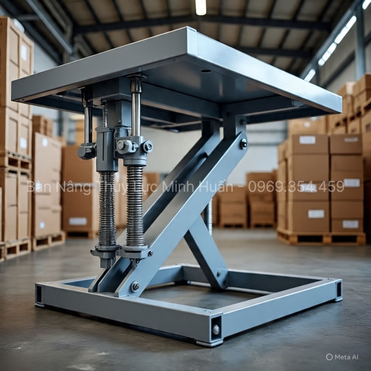 Báo Giá Bàn Nâng Thủy Lực Cố Định Từ 500kg – 5 Tấn | Minh Huấn