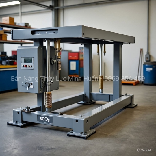 Cấu Tạo Bàn Nâng Thủy Lực 500kg – Khám Phá Chi Tiết Từng Bộ Phận Quan Trọng