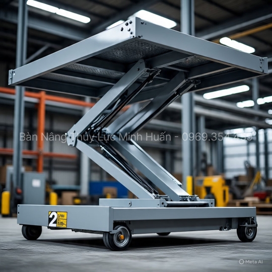 Tổng Hợp Bảng Giá Bàn Nâng Di Động Từ 500kg – 2 Tấn | Bàn Nâng Thủy Lực Minh Huấn