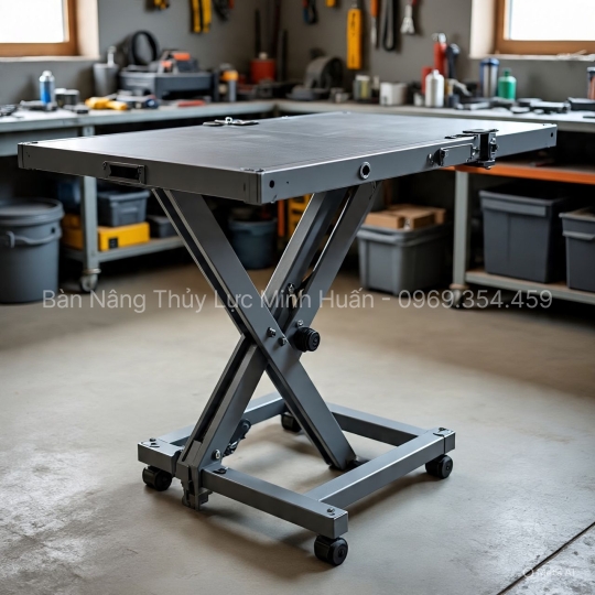 Bàn Nâng Thủy Lực Mini MH-X – Thiết Kế Đa Năng, Vận Hành Linh Hoạt