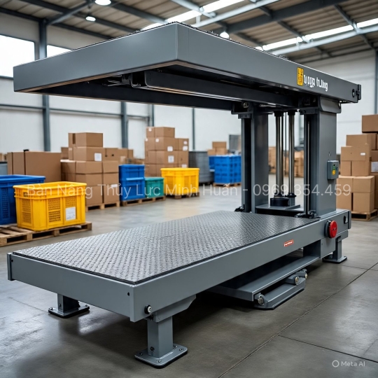 Ứng dụng bàn nâng thủy lực 1000kg trong sản xuất và đời sống