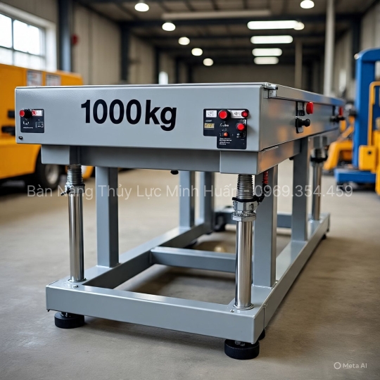 Cấu tạo bàn nâng thủy lực 1000kg - Bàn Nâng Thủy Lực Minh Huấn