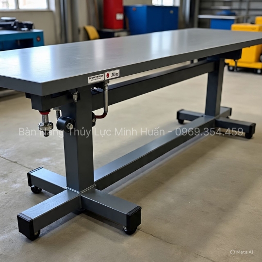 Cấu tạo bàn nâng thủy lực 1000kg - Bàn Nâng Thủy Lực Minh Huấn