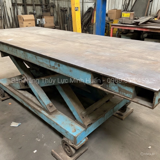 Báo giá bàn nâng thủy lực 1000kg cũ mới nhất 2025 – Cập nhật từ Bàn Nâng Thủy Lực Minh Huấn