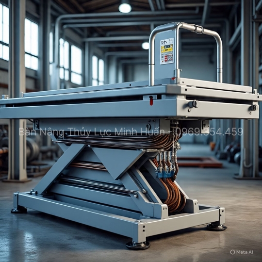 Bàn Nâng Thủy Lực Điện 1000kg – Giải Pháp Cho Kho Hàng Hiện Đại