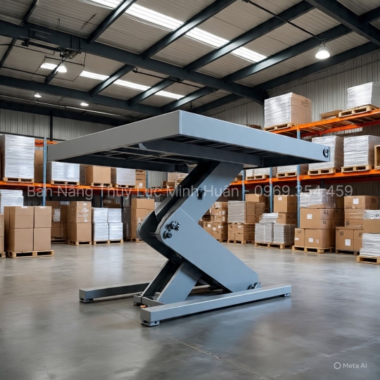 Bàn nâng thủy lực 2 tấn cho kho xưởng: Những điều cần biết